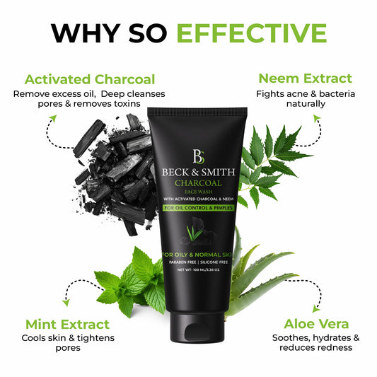 Charcoal Face wash