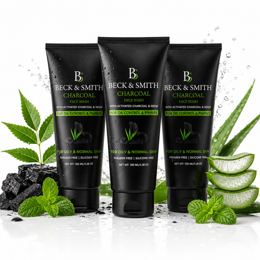 Charcoal Face Wash – Pack of 3 | Deep Cleanse, Oil Control & Brighter Skin