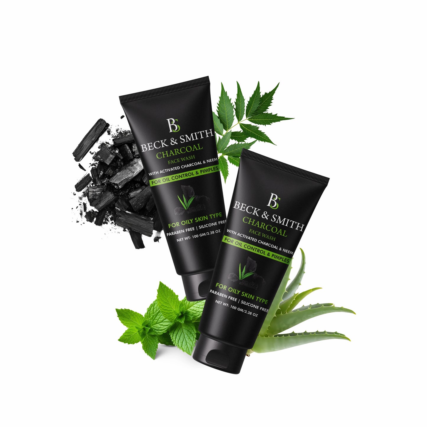 Charcoal Facewash - Pack Of Two