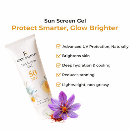 Sun Screen Gel | SPF 50 | UVA & UVB Protection - Pack Of Two